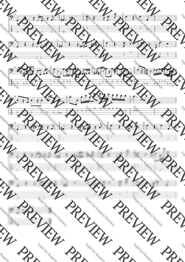 테일러 스위프트 - Wood (Bass tabs) by Hank from the East1