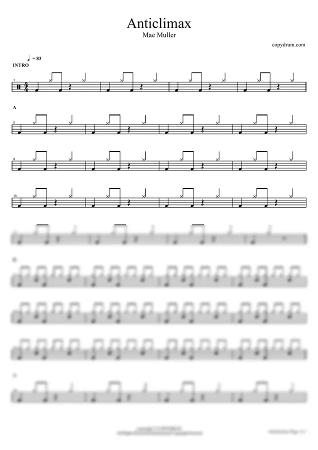 Mae Muller - Anticlimax by copydrum 1p 미리보기