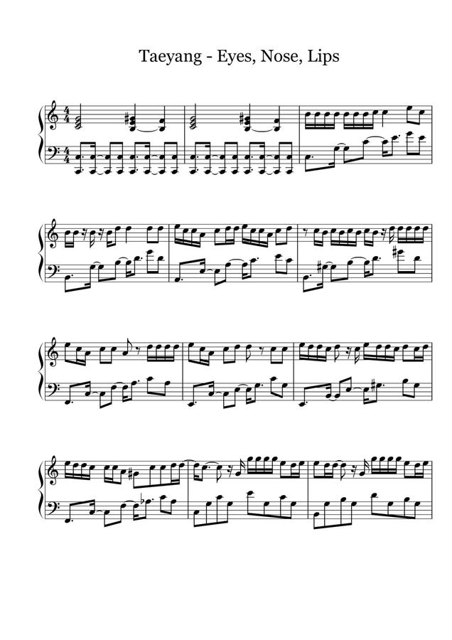 태양 - 눈, 코, 입0