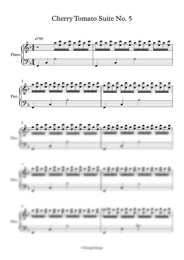 툐빠 - Cherry Tomato Suite No.5 (자작곡) by OrangeGarage0