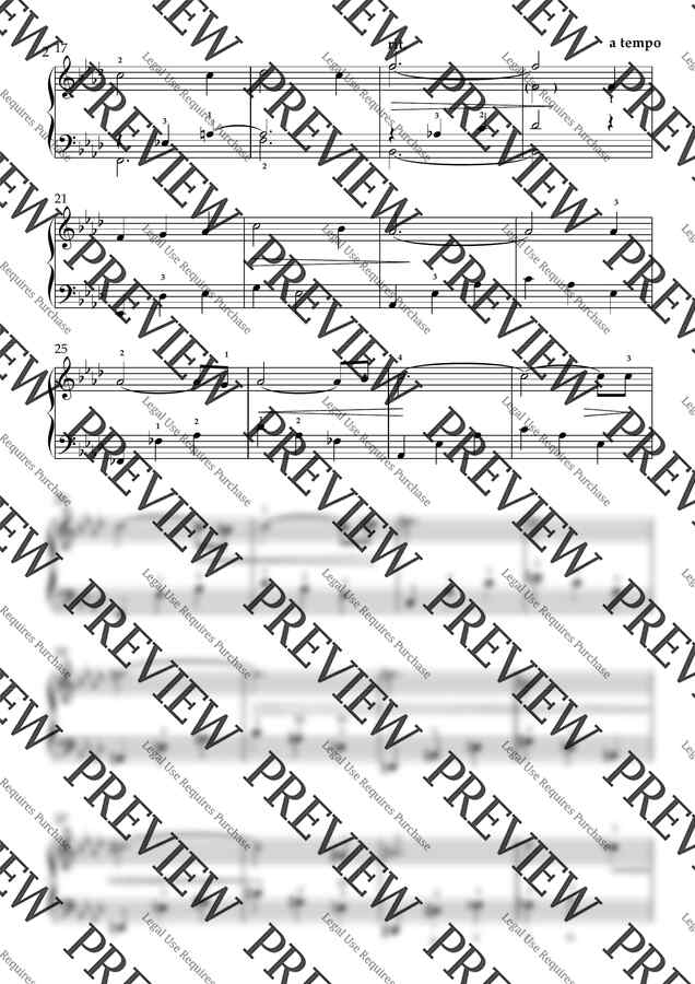 F. Liszt (리스트) - Liebestraum (사랑의 꿈) (쉬운버전, 2악보) by DOLL PIANO1