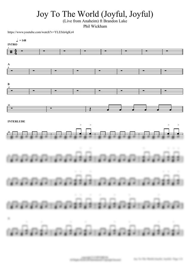 Phil Wickham - Joy To The World (Joyful, Joyful) (Live from Anaheim) ft Brandon Lake by COPYDRUM0