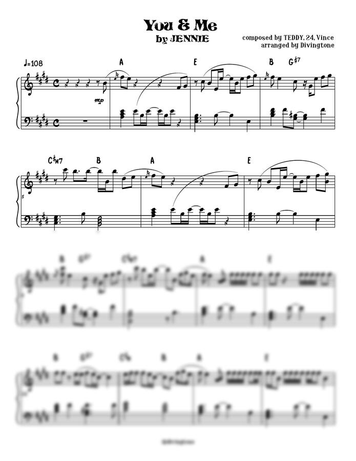 JENNIE You Me You And Me By Divingtone jennie you me you and me by divingtone
