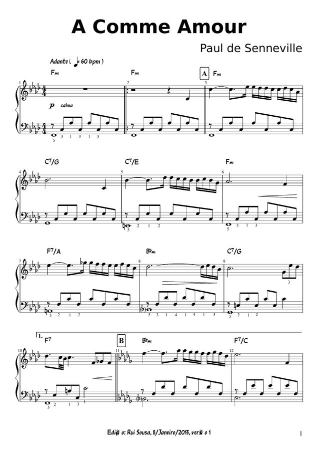 Richard Clayderman - A Comme Amour (가을의 속삭임)