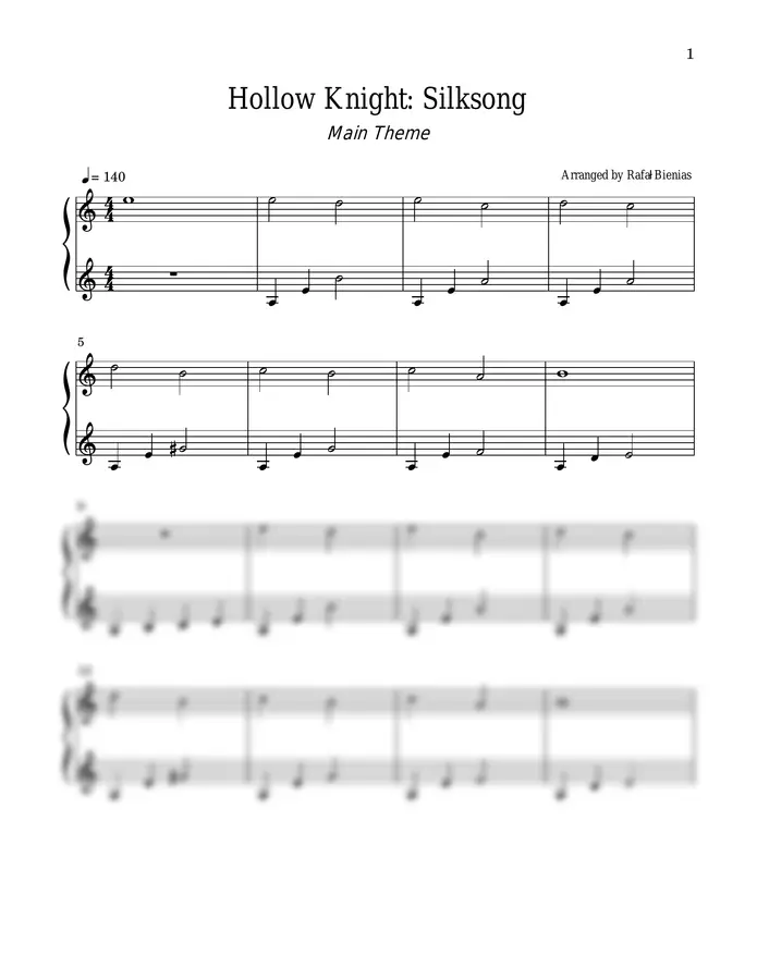 Hollow Knight: Silksong - Hollow Knight: Silksong Main Theme
