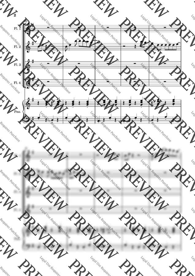 문어의 꿈-[플루트 앙상블][피아노][축제 행사곡]1