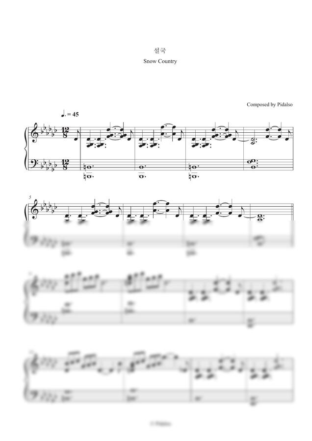 Pidalso (피달소) - 설국 (Snow Country) by Pidalso0