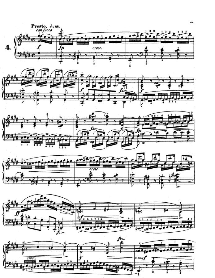 F. Chopin (쇼팽) - Etude Op.10 No.4 (추격)