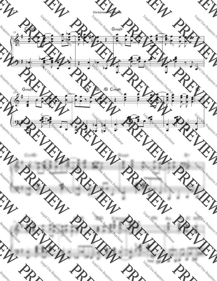 캐롤 - 크리스마스 팝송 메들리 (All I Want For Christmas Is You, Last Christmas, Jingle Bell Rock) by Jinnie J1