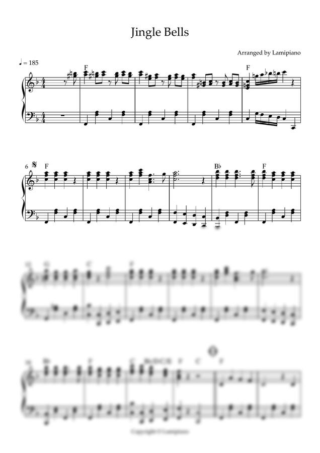 James Lord Pierpont - Jingle Bells (징글벨) by 라미피아노(Lamipiano)0