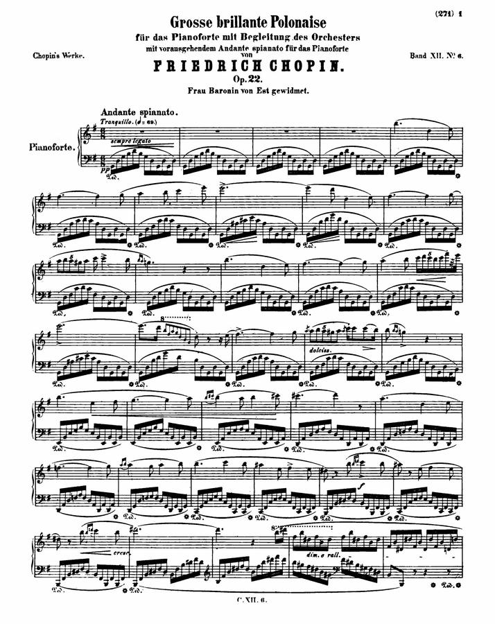 F. Chopin (쇼팽) - Grande Polonaise Brillante