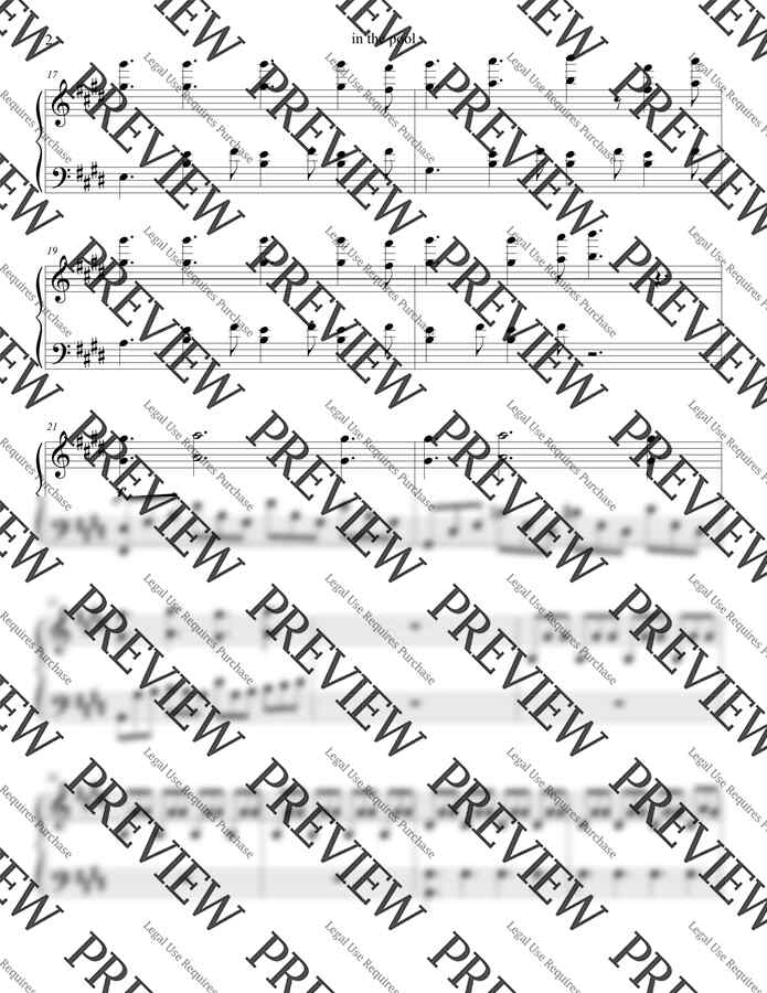 극장판 체인소 맨 : 레제편 OST - in the pool (쉬운버전) by Freemu1