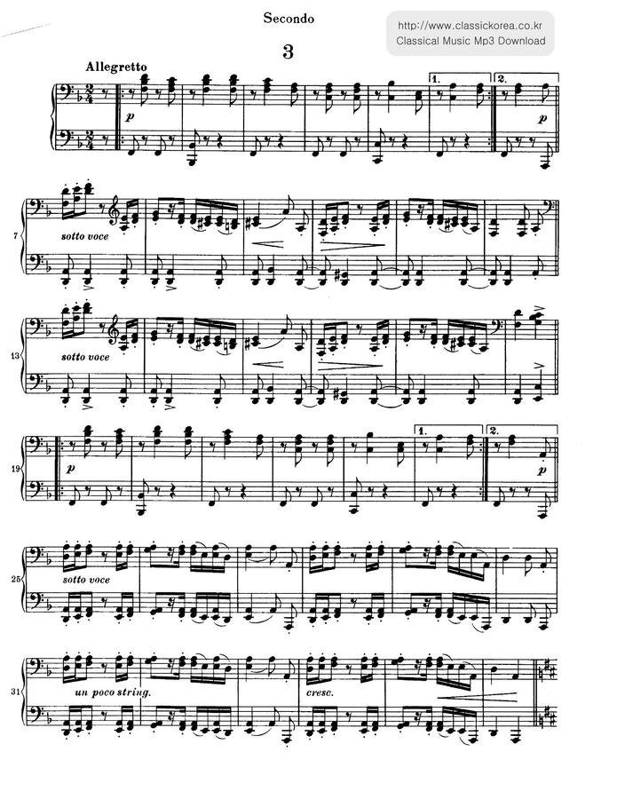 J. Brahms (브람스) - Hungarian Dances (헝가리 무곡) (2 Piano)