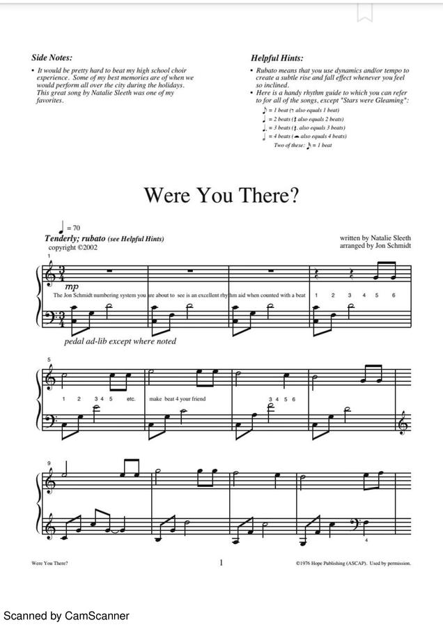 존 슈미트 - were you there