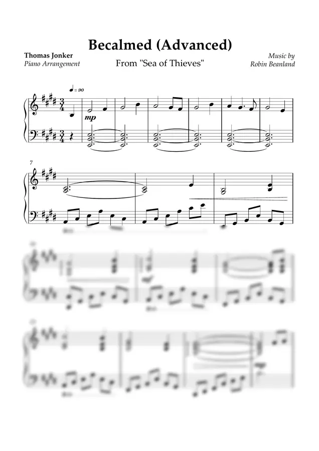 Robin Beanland - Becalmed | Advanced Version (From "Sea of Thieves")