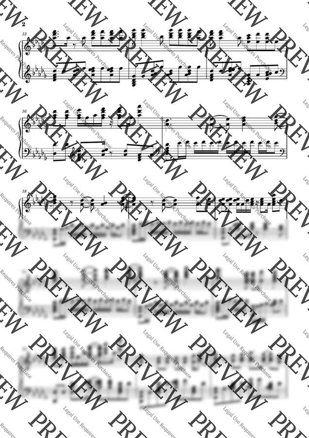 [주토피아 OST] Shakira - Try Everything 피아노 악보 by 건반윤1