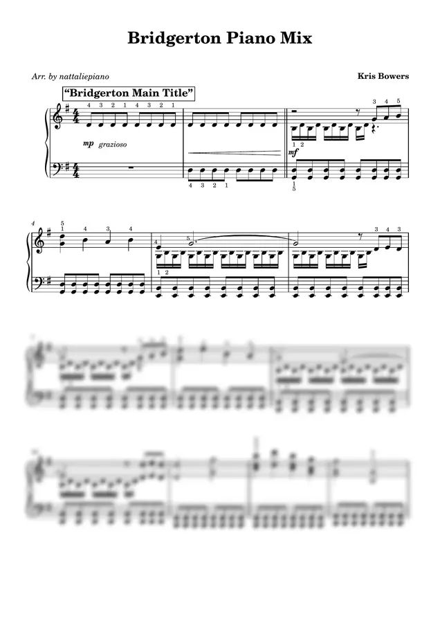 Kris Bowers - Bridgerton Piano Mix