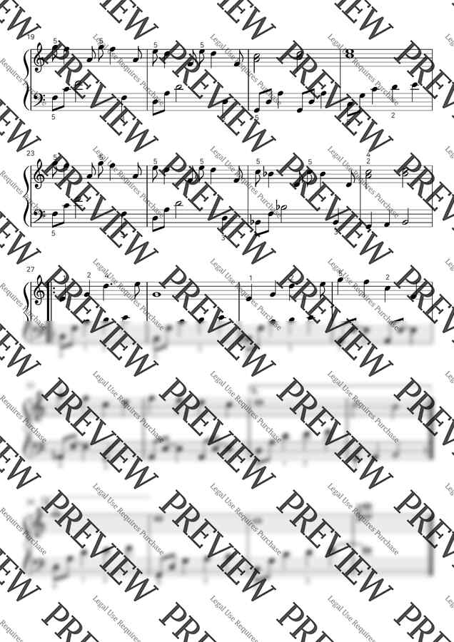 Catherine Rollin - Love Theme (원곡보다 약간 쉬운) by 쏭쏭쌤1