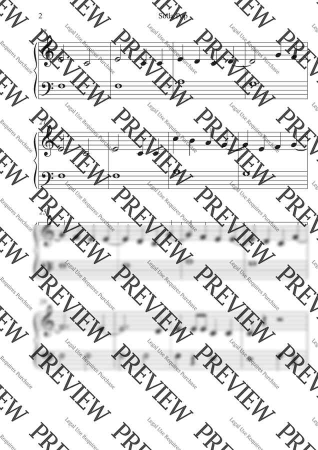 케이팝데몬헌터스 OST - Soda Pop 소다팝 ( 매우 쉬움 / 바이엘 3 Ver )(MR 무료) by 다시 봄 piano1