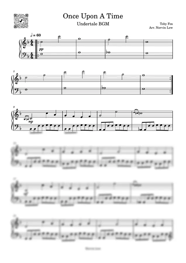 Toby Fox - Once Upon A Time