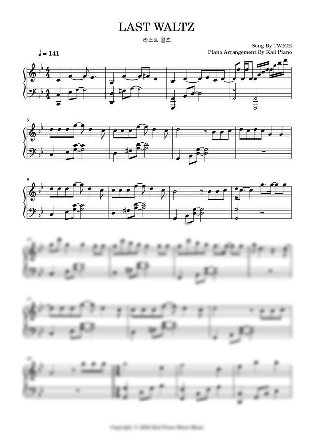TWICE - LAST WALTZ by Kail Piano0
