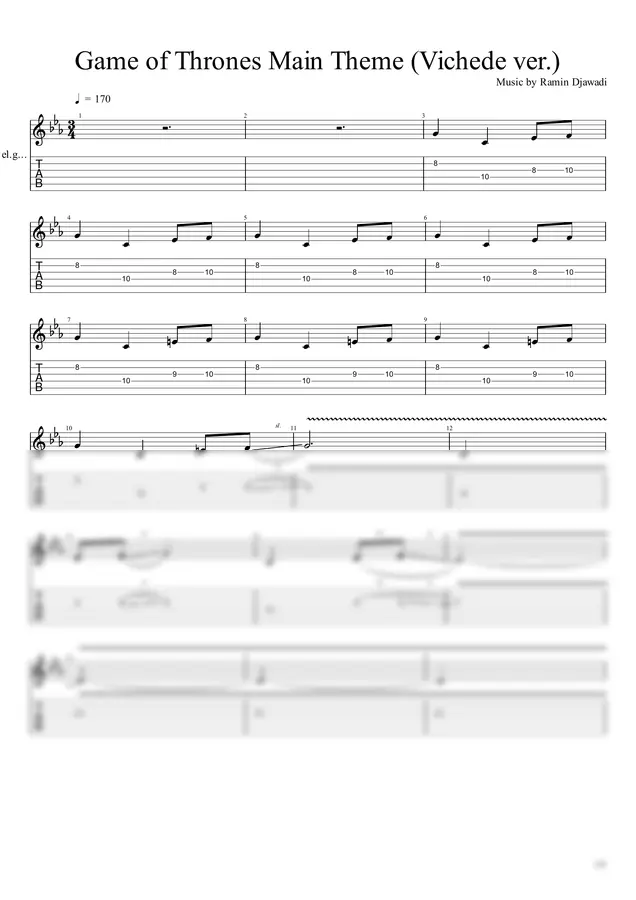 Ramin Djawadi - 왕좌의 게임 메인 테마 (Main Theme)