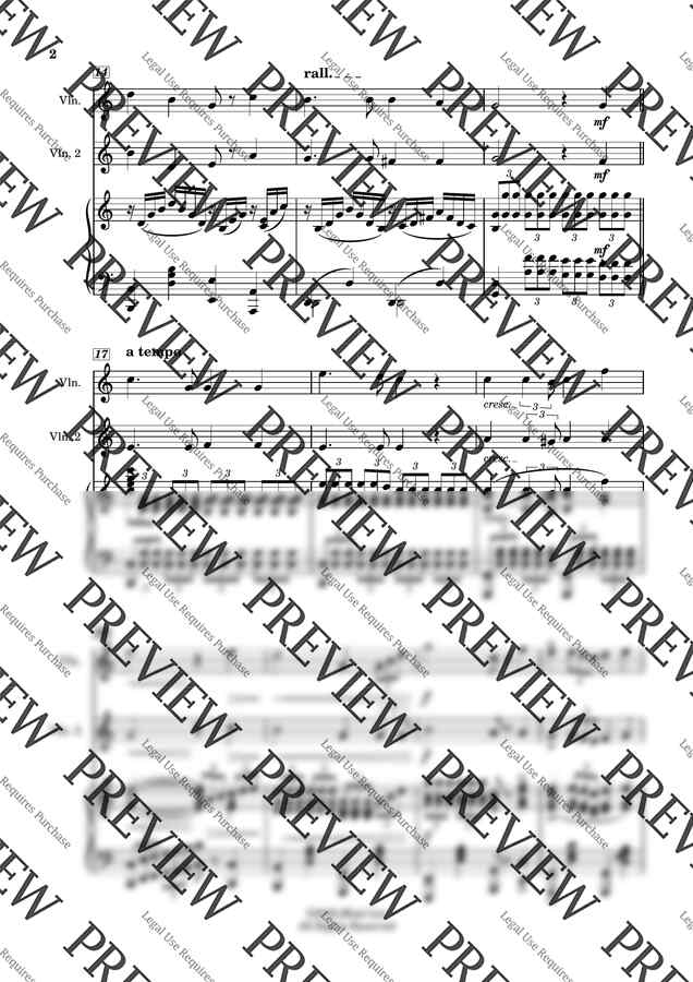 작곡 Stephen Adams - The Holy City 거룩한 성 제1,2 바이올린, 피아노 (헌금송,교회예배특순) by 작곡이모 이미미1