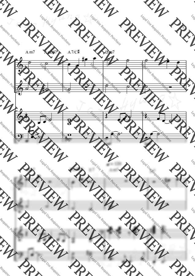 Norman Gimbel - I will wait for you (쉬운키, 4 hands, MR 포함) by 최심향1