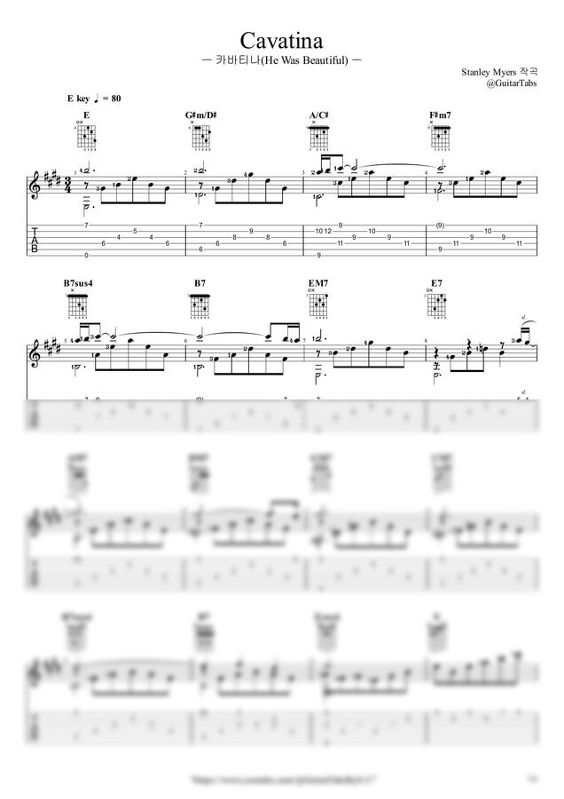 S. Myers - [프리미엄] Cavatina (카바티나, He Was Beautigul, 영화 디어헌터 OST)0