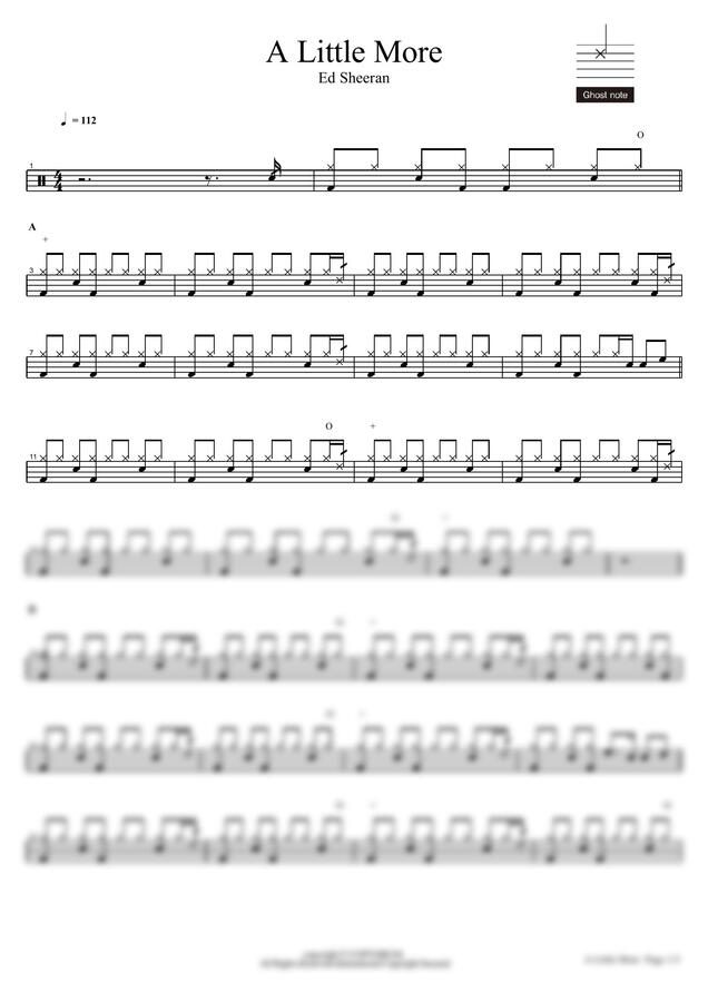 Ed Sheeran - A Little More by COPYDRUM0