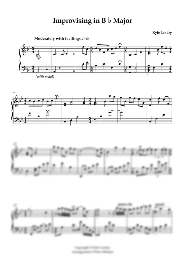Kyle Landry - Improvising in B♭Major