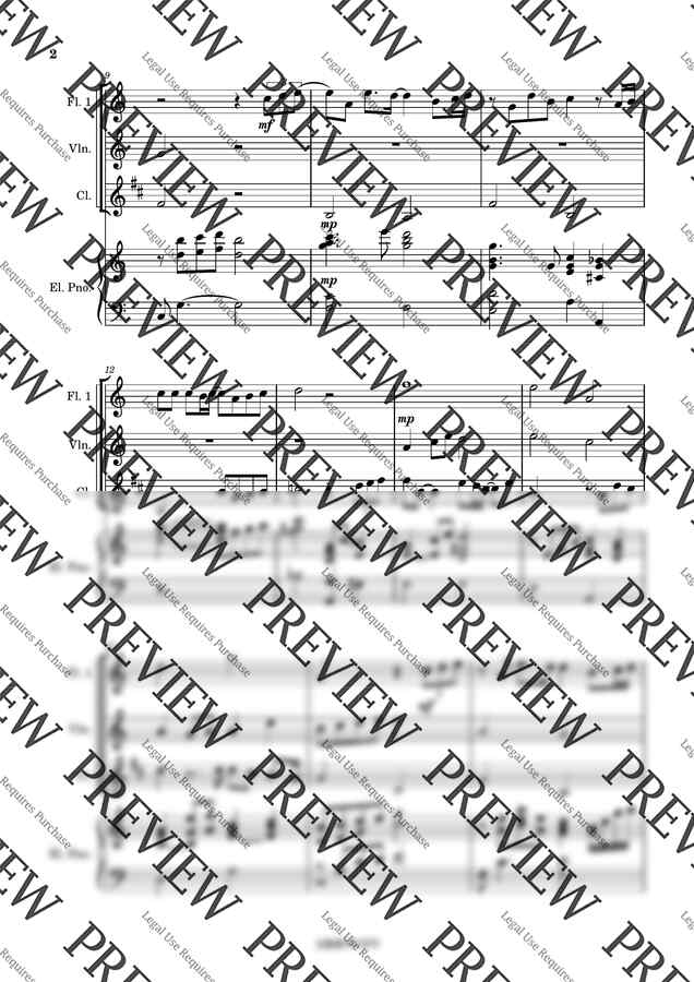 세상을 사는 지혜-[플루트][클라리넷][바이올린][피아노][특송 악보]1