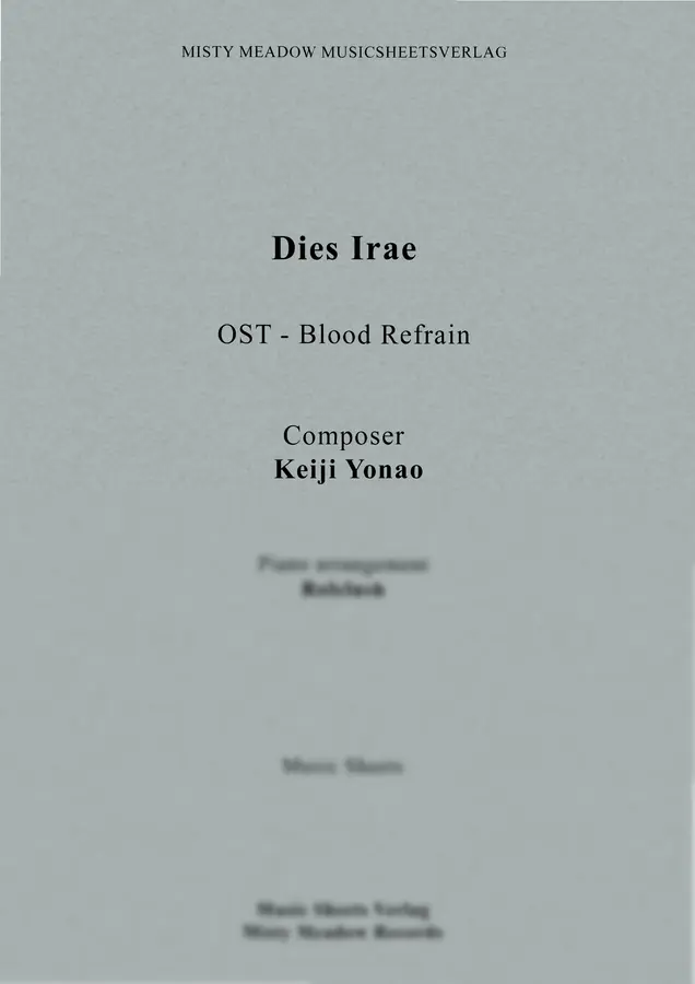 Keiji Yonao - Dies Irae OST - Blood Refrain