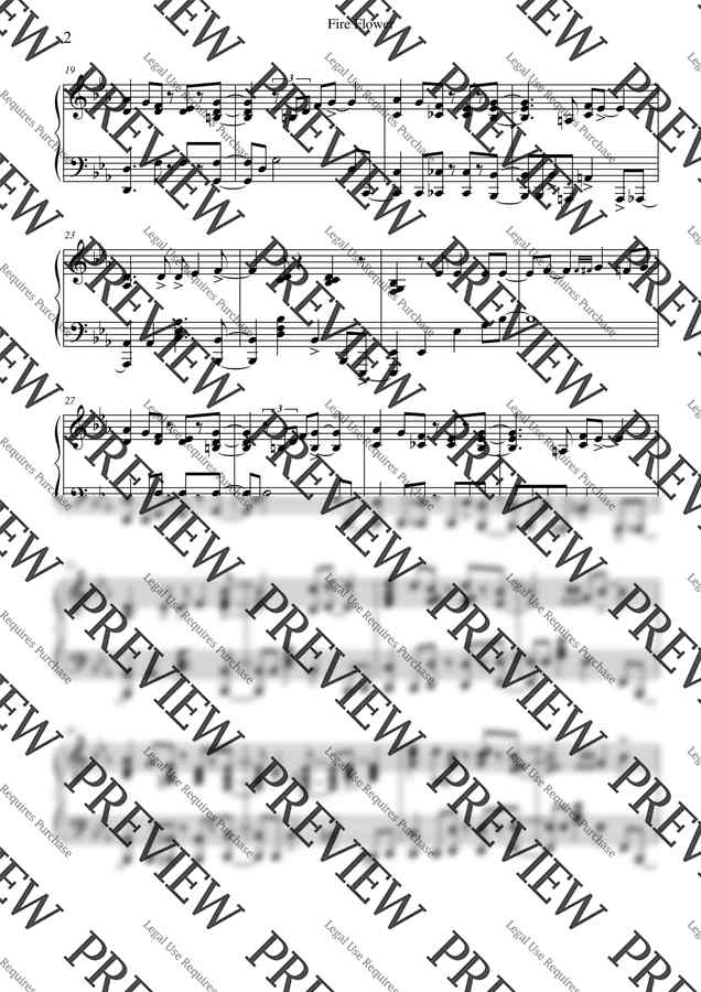 악보 > 마라시 Fire Flower