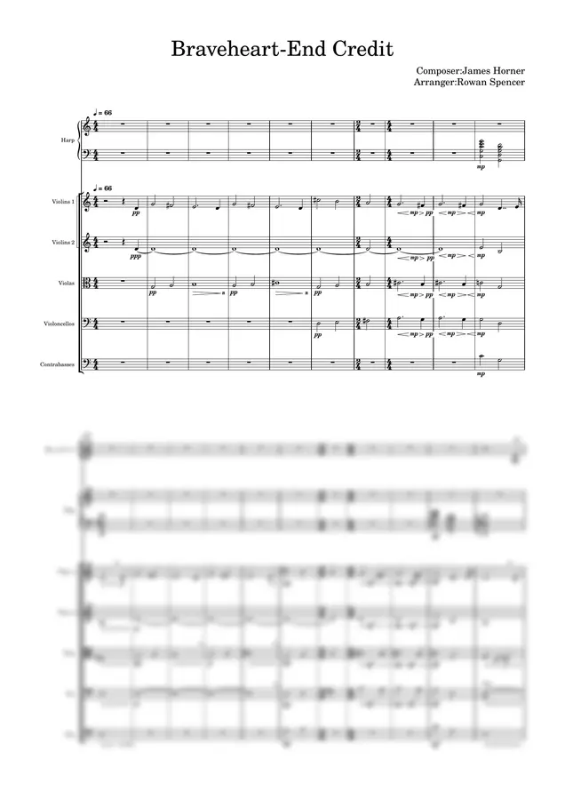 James Horner - End Credit-Braveheart