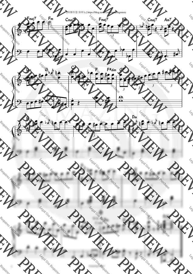 John Frderick Coots - [2페이지캐롤]Santa Claus is Coming to Town(울면 안돼) (C key, 연주) by 어메이징피아노1