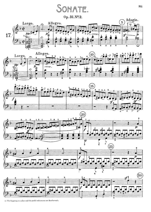 L.V.Beethoven (베토벤) - Piano Sonata No.17 (템페스트 소나타)