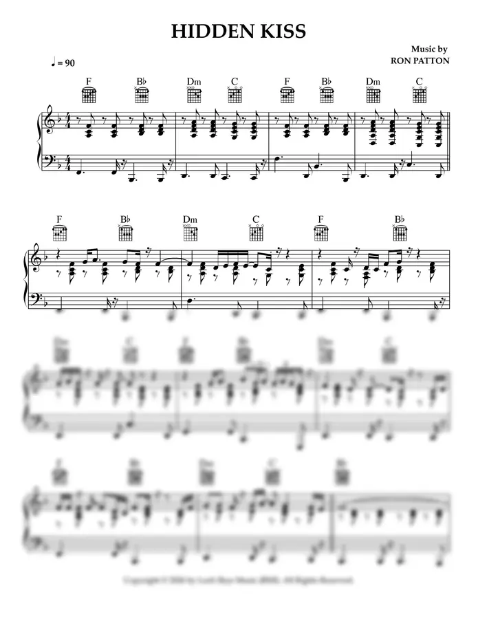 Music by RON PATTON - HIDDEN KISS