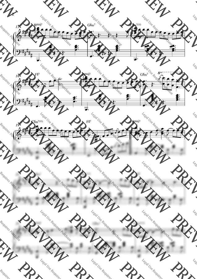 악보 > 뷔 (방탄소년단) Snow Flower by 라몽