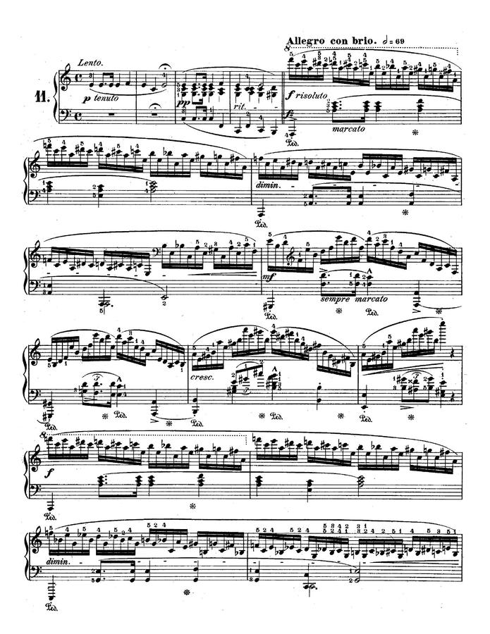 F. Chopin (쇼팽) - Etude Op.25 No.11 (겨울바람)