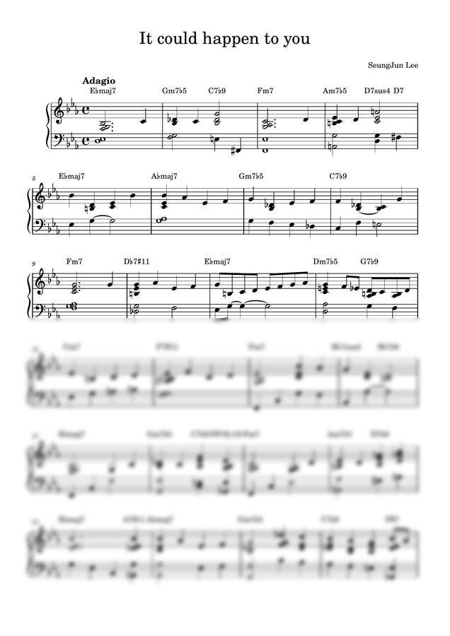Jimmy Van Heusen - It could happen to you (JazzBallad)