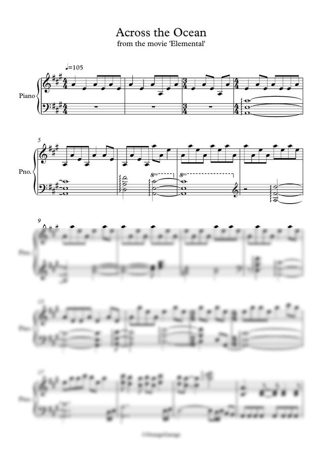 엘리멘탈 OST - Across the Ocean by OrangeGarage0