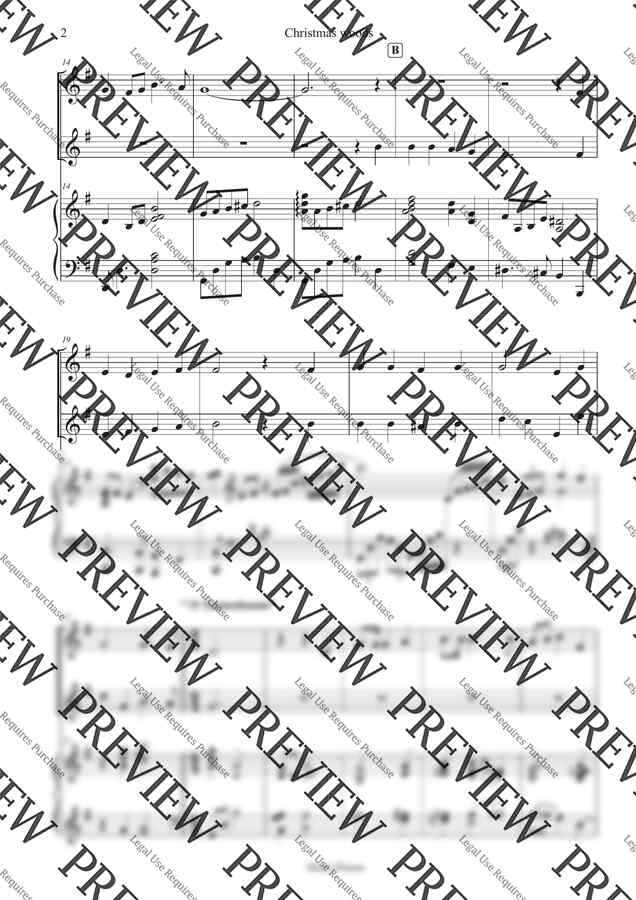 Lewis Redner, Traditional Folk Song - Christmas Woods - 리코더 듀엣 (목가적인 캐롤) by Music Presso1