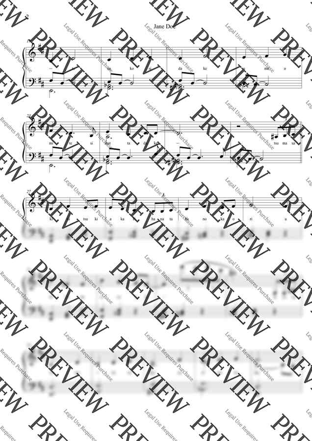 Yonezu Kenshi &amp;amp;amp; Utada Hikaru - JANE DOE (극장판 '체인소맨: 레제 편' OST) (쉬운악보) by 펭귄피아노1