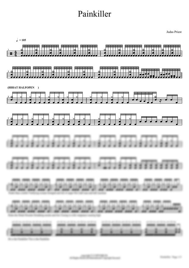 Judas Priest - Painkiller by 카피드럼0