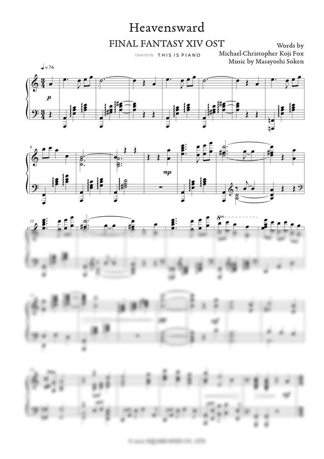 파이널 판타지 14 OST - Heavensward by THIS IS PIANO0