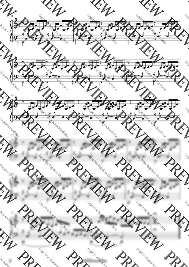 J.S.Bach (바흐) - Prelude No.1(프렐류드 1번) (원본악보) by AllSoo지수1