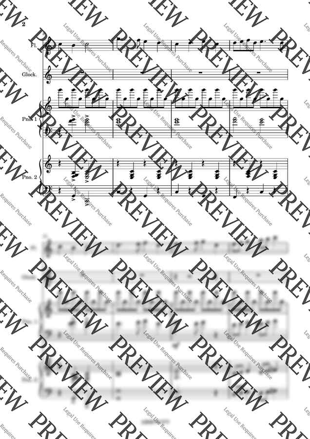 장식하세-[투 피아노][플루트][성탄절 행사곡]1