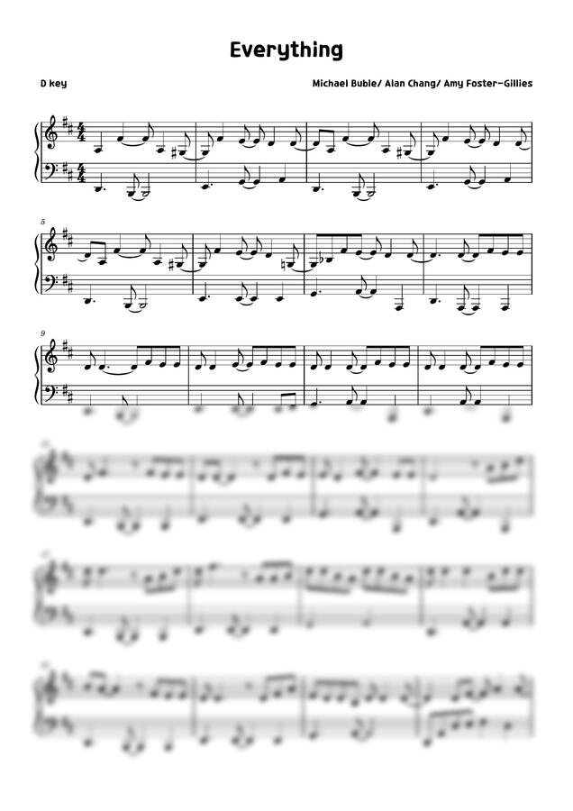 Michael Buble - Everything by 메종드피아노0