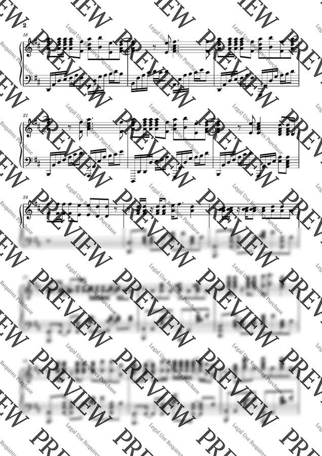 [주토피아2 OST] Shakira - Zoo 피아노 악보 by 건반윤1